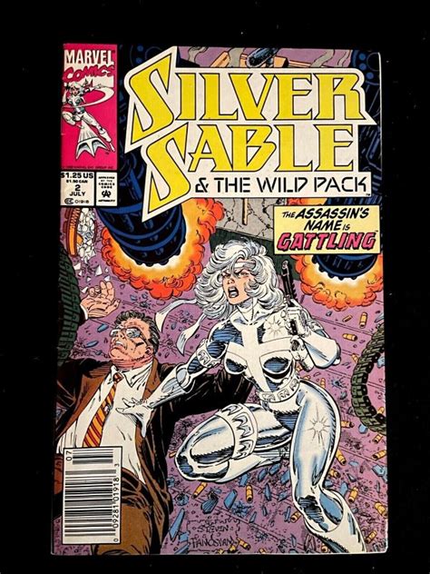 Silver Sable The Wild Pack High Grade Newsstand Comic