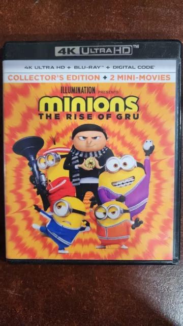 Minions The Rise Of Gru K Ultra Hd Blu Ray Codice