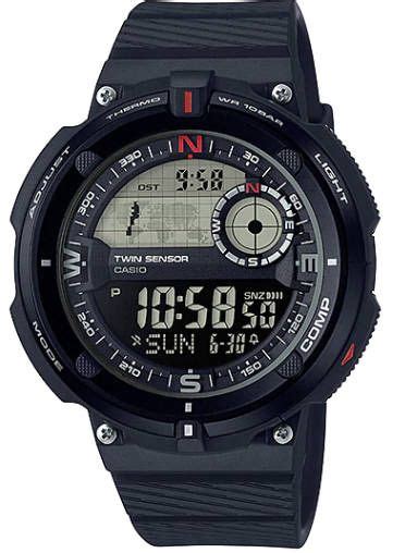 Men S Casio Twin Sensor Compass Thermometer Watch SGW600H 1BV