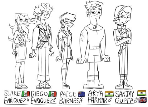 I made fan characters (I'll post their desc in the comments) : r/Totaldrama