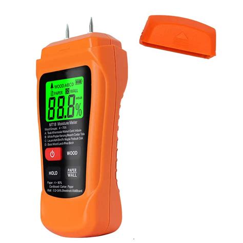 Buy Digital Wood Humidity Meter Pin Type Paper And Wall Moisture Meter With Lcd Display Portable