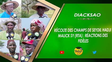 R Colte Des Champs De Seydil Hadji Malick Sy Rta R Actions Des