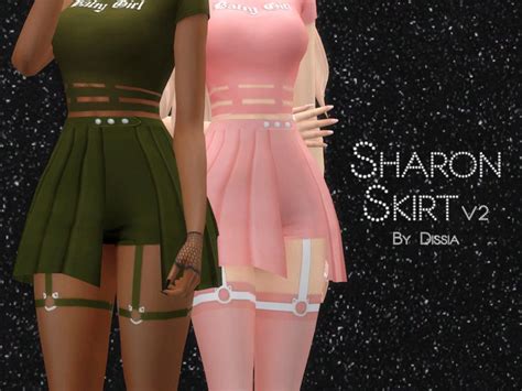 Sims Sharon Skirt V By Dissia Sharon Skirt V Swatches