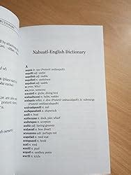 Nahuatl English English Nahuatl Concise Dictionary Hippocrene Concise