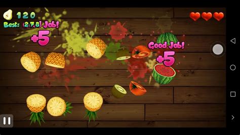 Fruit Cut 3d Game Youtube