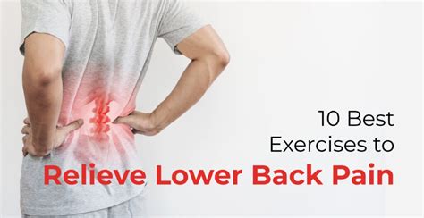 Best Exercises To Relieve Lower Back Pain