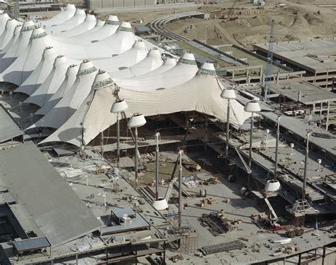 Denver International Airport, under construction | Cool like the Fonz