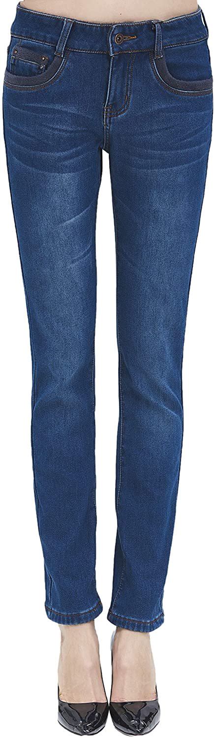 Camii Mia Womens Fleece Lined Jeans Ofertas A Click