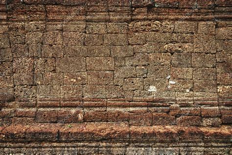 Ancient Stone Wall In Angkor Wat — Stock Photo © Mireko 11895960