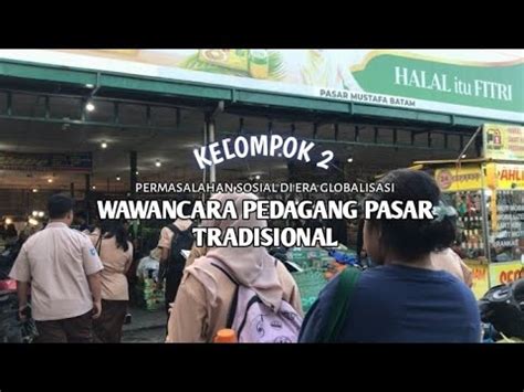 Globalisasi Mengenai Pasar Tradisional Kelompok Tugas Sosiologi