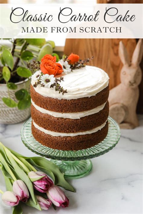 Classic Carrot Cake Recipe From Scratch