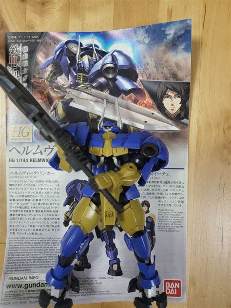 高達模型 鐵血的孤兒 HG IBO 所見所得 Helmwige Reincar 轉生型 荷姆薇潔 興趣及遊戲 玩具 遊戲類