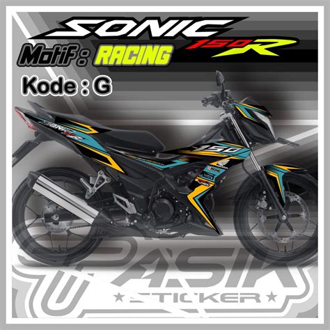 Jual COD Striping Honda SONIC 150 R Warna Warna Premium Tahun 2015 2016