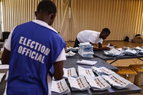 Namibia Votes On Despite Tech Issues Long Delays