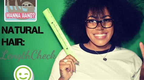 Natural Hair Length Check YouTube