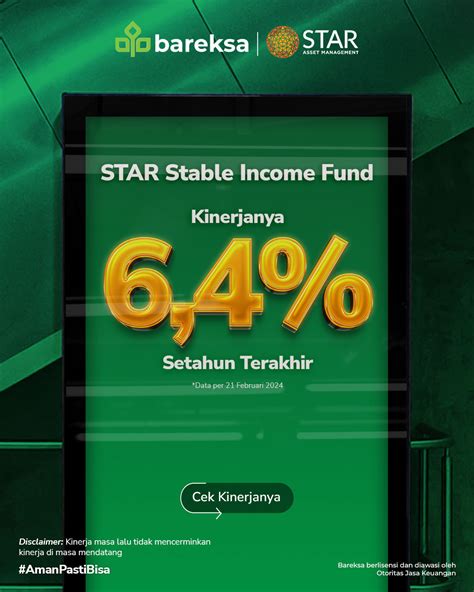 Seimbangkan Portofolio Dengan Investasi Stabil Reksa Dana Star Ini