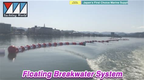 Floating Breakwater System Wave Eater Plastic Floating Barriers Anti