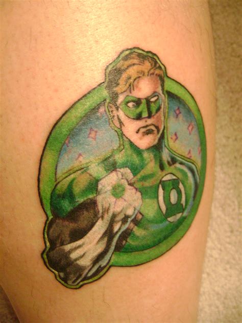 Green Lantern Tattoo 2 A Second View Of This Tattoo Flickr