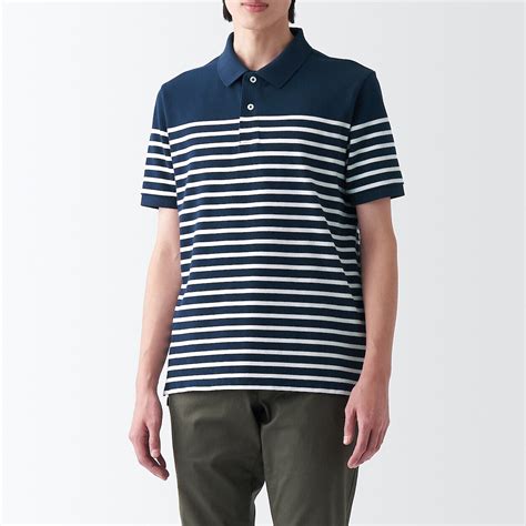 O Polo V I Pique Washed Nam Xxl S C Xanh H I Qu N S M Muji