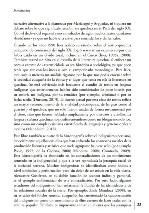 Escritura En Quechua Y Sociedad Serrana En TransformaciÓn PerÚ 1920 1960 Fondo Editorial Del Iep