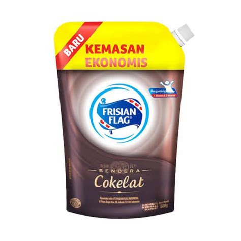 Jual Susu Kental Manis Bendera Frisian Flag Coklat Pouch Kemasan Ml