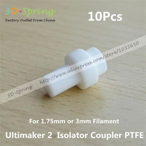 Visit To Buy Pcs Ultimaker UM Hot End Isolator Coupler PTFE Teflon Inner Sleeve For