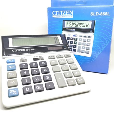 Citizen Calculator SDC 868L 12 Digit Original SInar Mega Store