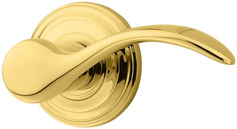 Kwikset 720pml 3 Polished Brass Signature Series Pembroke Passage Door Leverset