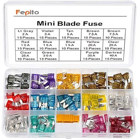 Mini Fuses TKING 100pcs Assorted Auto Car Truck Mini Blade Fuses