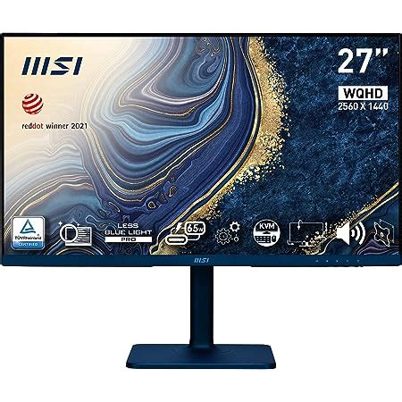 MSI PRO MP273QP 27 Monitor Adjustable WQHD 2560 X 1440 75Hz IPS