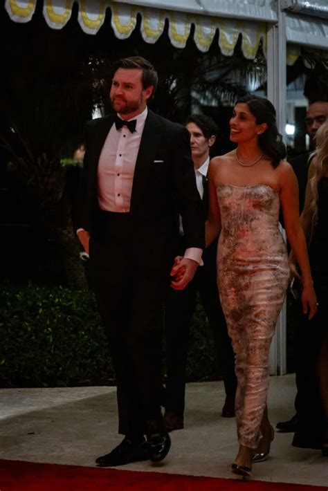 Jd Vances Wife Usha Wears Snake Dress By Retrofête For Mar A Lago New