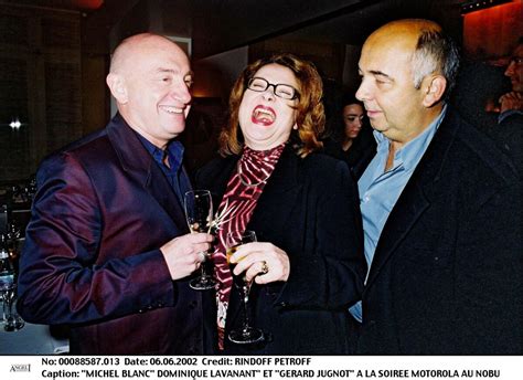 Photo Michel Blanc Josiane Balasko et Gérard Jugnot archive