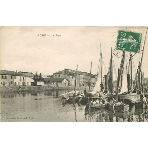 Ww Agde Barques Et Bateaux De P Cheurs Au Port