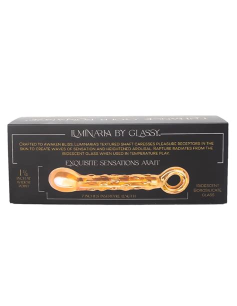Glassy Luminaria Glass Dildo LL067B 03284 Lover S Lane