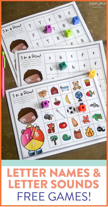 Letter Names And Sounds Free Games Susan Jones Teaching Letter Sound Activities