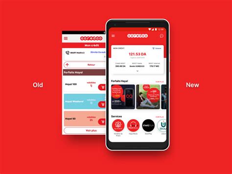 Redesign "My Ooredoo App" by Walid FELLAH on Dribbble