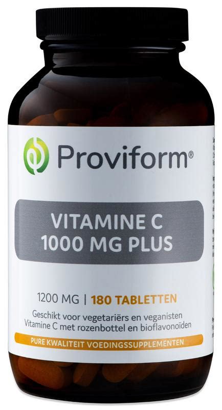 Vitamine C 1000 Mg Plus 180 Tabletten Proviform Nova Vitae