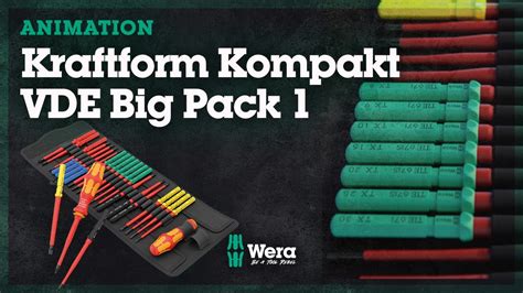 Wera Kraftform Kompakt VDE Big Pack 1 Animation YouTube