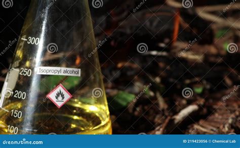 Isopropyl Alcohol A Flammable Chemical Stock Footage Video Of