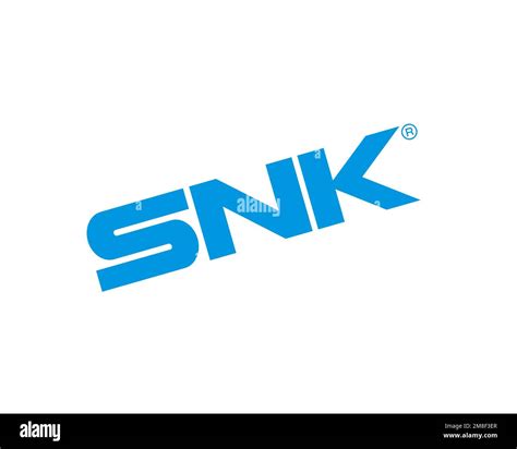 SNK, Rotated Logo, White Background Stock Photo - Alamy