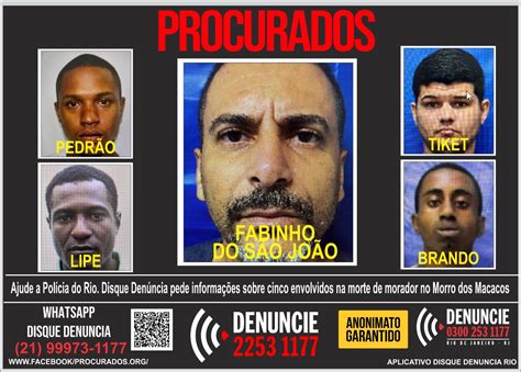 Disque Denúncia Pede Informações Sobre Cinco Envolvidos Na Morte De Mc