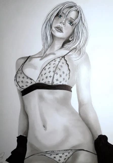 Aktzeichnung Akt Pin Up Nude Drawing Erotic Nu Dessin