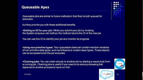 Future Methods Queueable Apex Apex Scheduler Batch Apex In