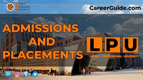 Lpu Admission Process And Placements Lovely Professional University