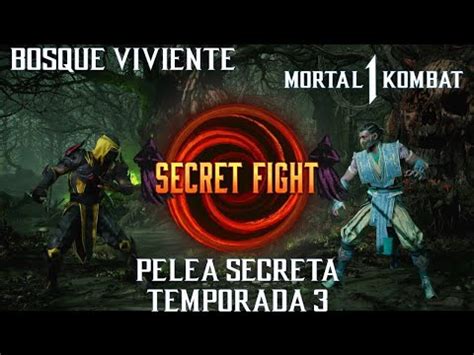 Mortal Kombat 1 MK 12 Invasion T3 Pelea Secreta Bosque Viviente