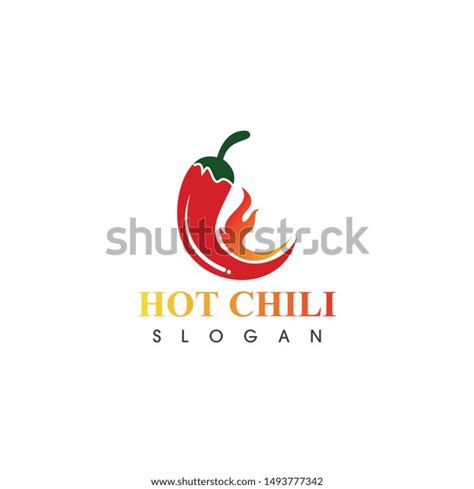 Hot Chili Logo Template Design Vector Stock Vector Royalty Free 1493777342 Shutterstock