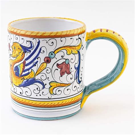 Amazon Thatsarte Italian Ceramic Mug Raffaellesco Hand