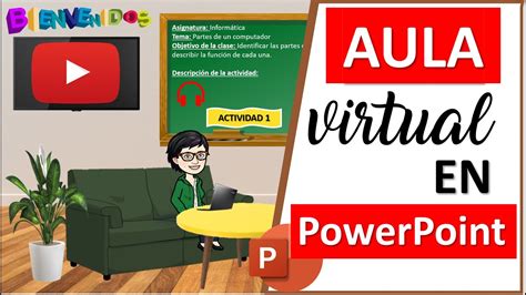 Cómo crear un Aula Virtual en PowerPoint SUPER FÁCIL YouTube