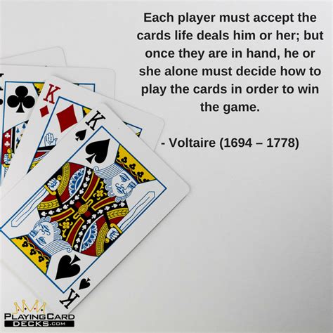 Pin On Playing Card Quotes