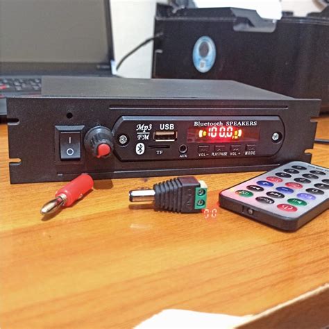 Jual Power Amplifier Bluetooth Rakitan V Dc Stereo X Watt Tape